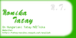 monika tatay business card